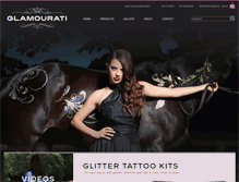 Tablet Screenshot of glamouratiuk.com